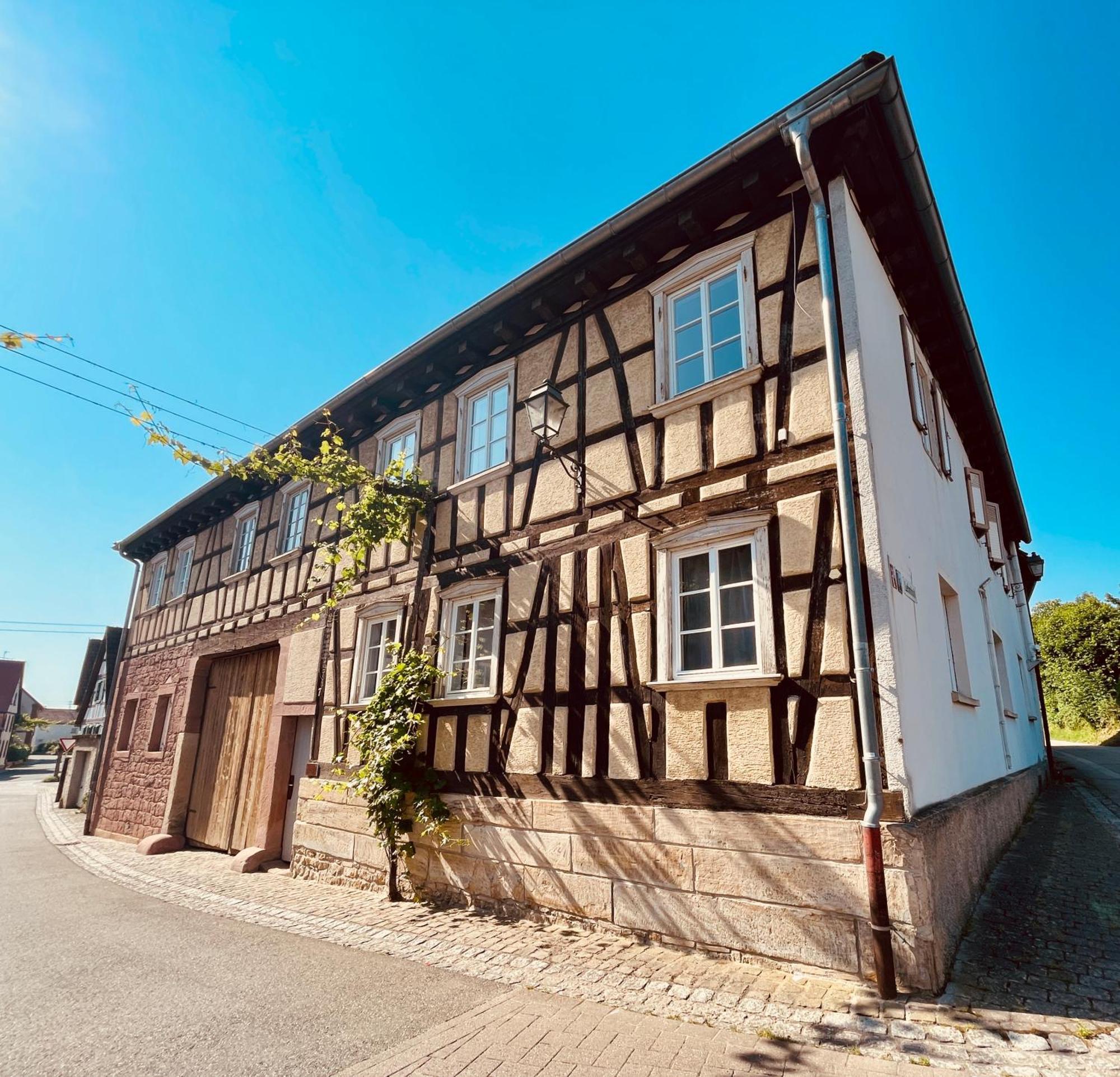 Auszeit - Historisches Ferienhaus In Der Suedpfalz Dierbach Exterior foto